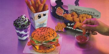 버거킹의 시즌 한정 메뉴.