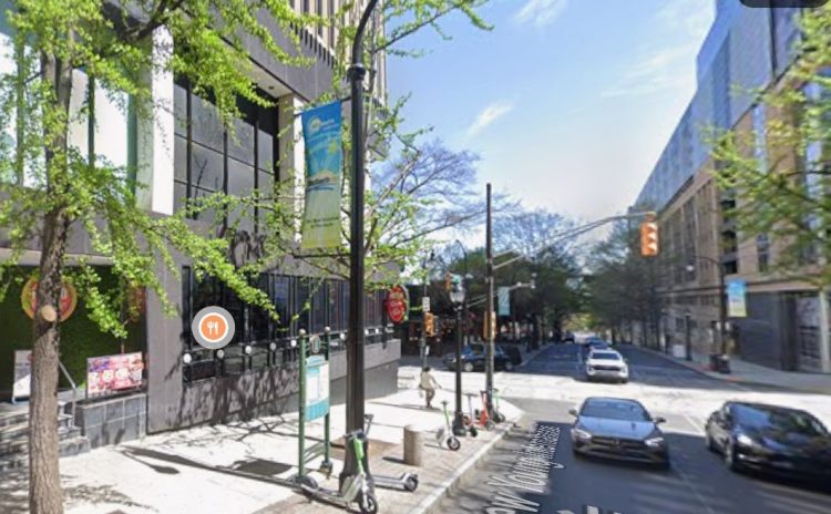 애틀랜타 영사관이 있는 다운타운 피치트리 센터. [구글맵 캡처]