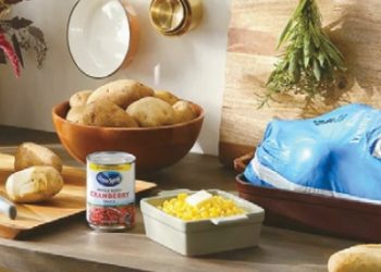 타겟의 추수감사절 특가 만찬.