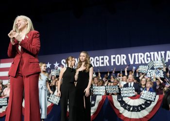 미국 버지니아 주지사 선거에 출마한 민주당의 에비게일 스팬버거 전 연방 하원의원 [로이터]