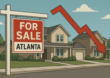 애틀랜타 주택 시장에서 매물은 늘지만 거래는 줄어드는 ‘불균형’ 현상이 나타내고 있다. [AI 생성 이미지]