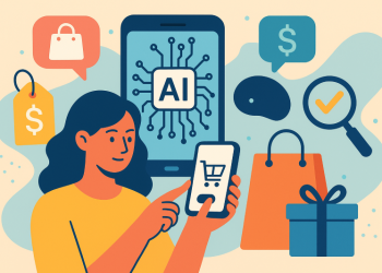 AI(인공지능)가 올해 연말 쇼핑 시즌 소비자 부담을 줄여줄 해결책으로 떠오르고 있다. [AI 생성 이미지]