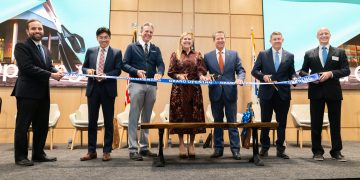 지난 5일 조지아주 엘라벨 현대차 트레이닝 센터에서 열린 개소식. [현대차 제공]