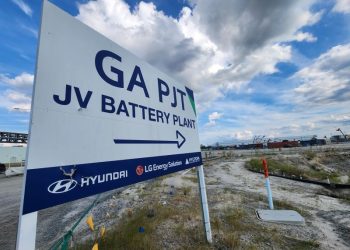 조지아주 브라이언 카운티 엘러벨에 위치한 현대차-LG엔솔 배터리공장 건설 현장. [연합뉴스 자료사진]