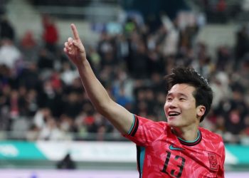 18일 서울 마포구 서울월드컵경기장에서 열린 남자축구 국가대표 A매치 평가전 대한민국과 가나의 경기. 연합뉴스 사진.