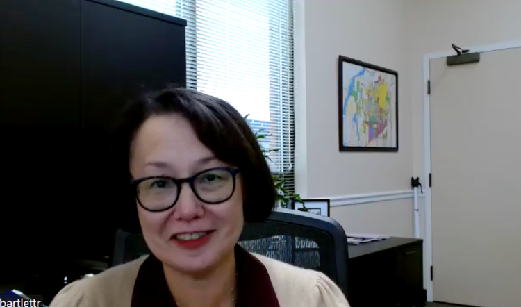 라내 바틀렛 시장이 화상 인터뷰를 통해 취임 소감을 밝혔다.