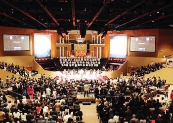 지난 2일 교회 창립 10주년 기념예배.