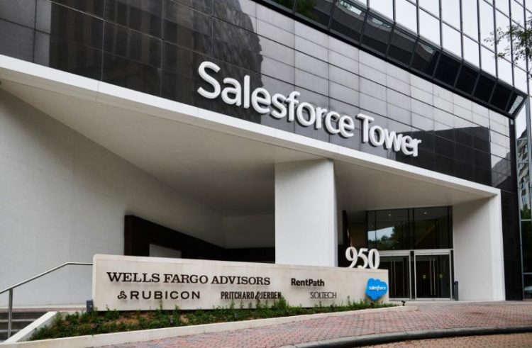 세일스포스 애틀랜타지사가 있는 벅헤드 세일스포스 타워.