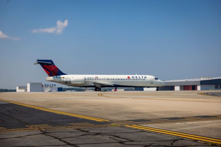 애틀랜타공항의 델타항공 여객기. [출처 공항 페이스북]