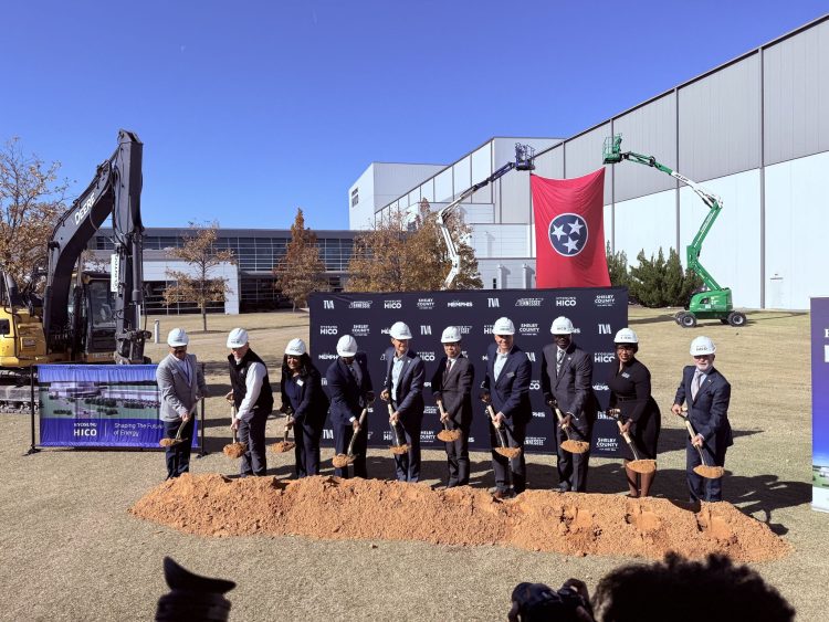 지난 12일 테네시주 멤피스 효성 하이코 공장에서 열린 기공식. [효성하이코 제공]