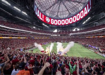 애틀랜타 도심에 위치한 메르세데스벤츠 스타디움