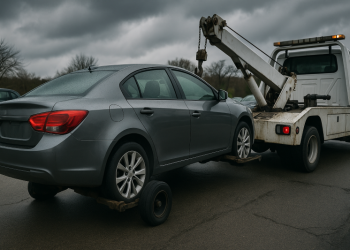 전국적으로 자동차 대출 연체와 압류가 급격히 증가하면서 많은 운전자들이 차량을 잃고 있다. [AI 생성 이미지]