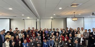 연세대 동문 송년회 참석자들이 한자리에 모였다.