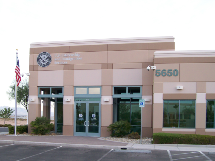 라스베이거스에 있는 이민국 사무소. [USCIS 제공]