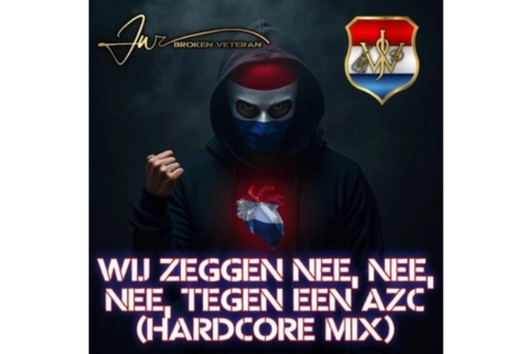 네덜란드어로 ‘We Say No, No, No to an Asylum Center ’(우린 난민 시설에 반대한다)라는 제목의 곡 커버. 사진 애플뮤직