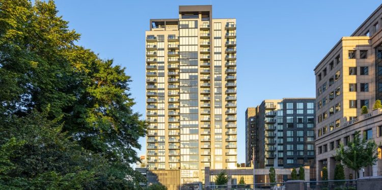 그레이스타가 애틀랜타 미드타운에서 운영하고 있는 '아센트' 아파트 외관. [홈페이지 캡처]