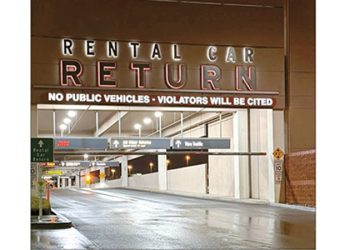 김씨가 피해를 당한 렌터카 센터 입구.