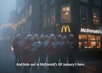 맥도날드 네덜란드가 인공지능(AI)을 이용해 제작한 크리스마스 광고. 사진 SNS 캡처