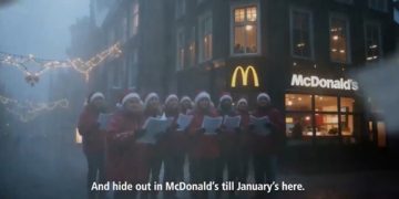맥도날드 네덜란드가 인공지능(AI)을 이용해 제작한 크리스마스 광고. 사진 SNS 캡처
