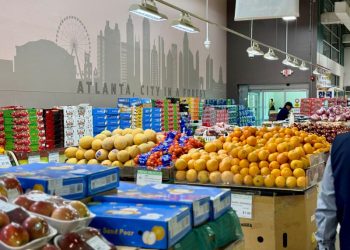 스와니 아씨마켓 내부. 윤지아 기자.