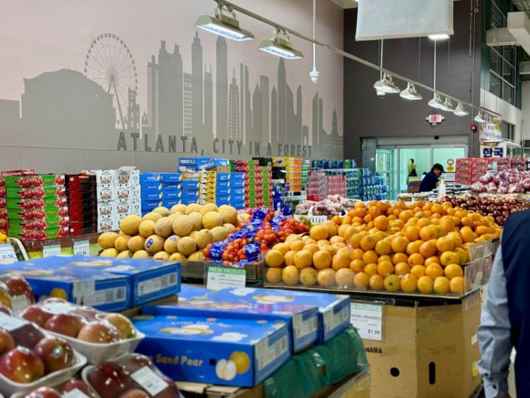 스와니 아씨마켓 내부. 윤지아 기자.