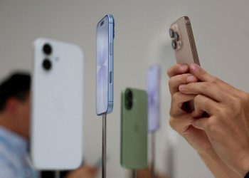 2025년 9월 9일 캘리포니아주 쿠퍼티노에 있는 스티브 잡스 극장에서 열린 애플 행사. [로이터]