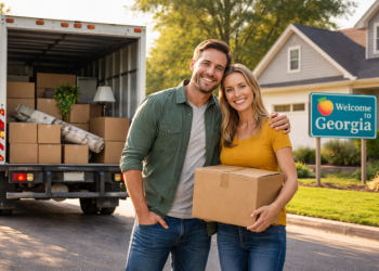 조지아주가 지난해 미국에서 인구 유입이 가장 많은 주 중 하나로 나타났다. [AI 생성 이미지]