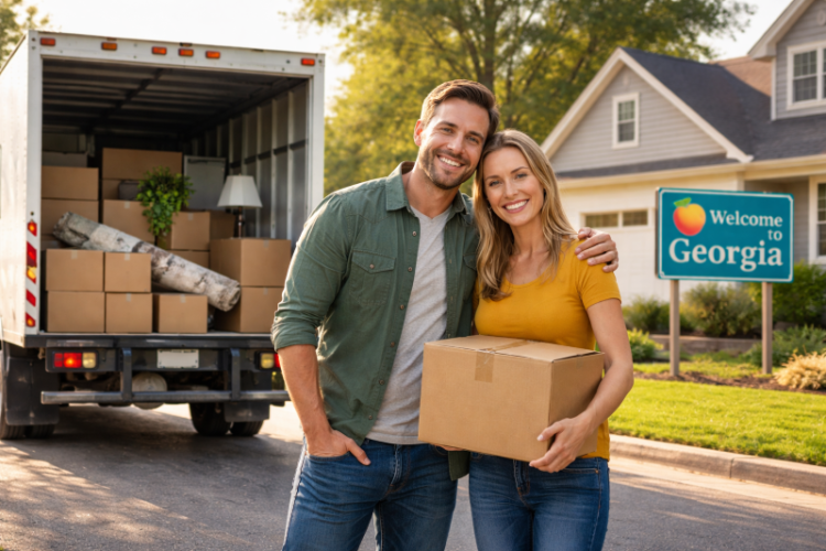 조지아주가 지난해 미국에서 인구 유입이 가장 많은 주 중 하나로 나타났다. [AI 생성 이미지]