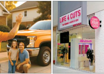 주유 서비스 제공 업체 중 하나인 주스드퓨얼(왼쪽). 부에나파크 더 소스몰에 있는 인생네컷 매장. [각 업체 제공]