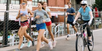 벨트라인에서 뛰고 자전거를 타고 있는 사람들. [출처 벨트라인 페이스북]