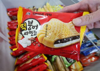 서울 시내 한 무인 아이스크림 점포에 빙그레 아이스크림 '떡붕어싸만코'가 진열돼있다. 연합뉴스