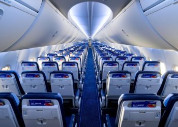 사우스웨스트가 지난해 10월 새로 도입한 여객기. [페이스북 캡처]