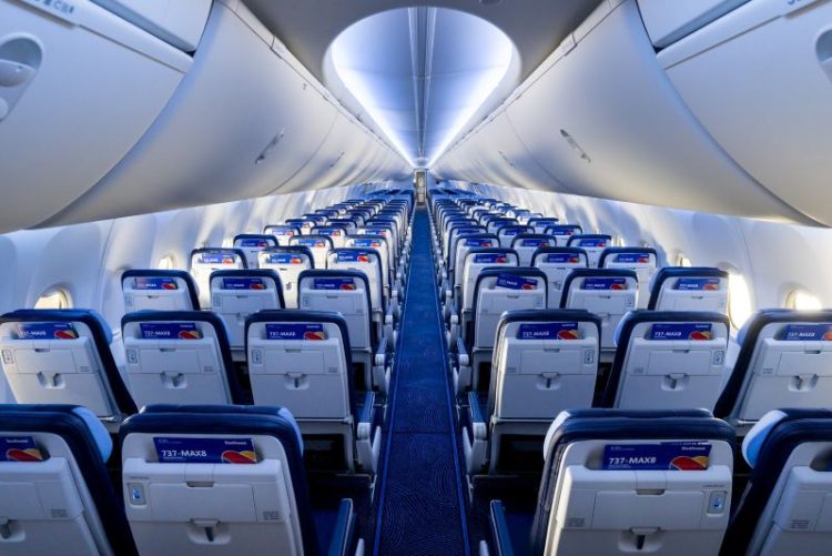 사우스웨스트가 지난해 10월 새로 도입한 여객기. [페이스북 캡처]