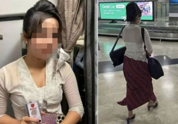 인도네시아 여성 카이룬 니샤(23)가 바틱 항공사 승무원 유니폼을 입고 위장 사원증을 소지한 채 여객기에 탑승했다가 당국에 체포됐다. 사진 SNS 캡처