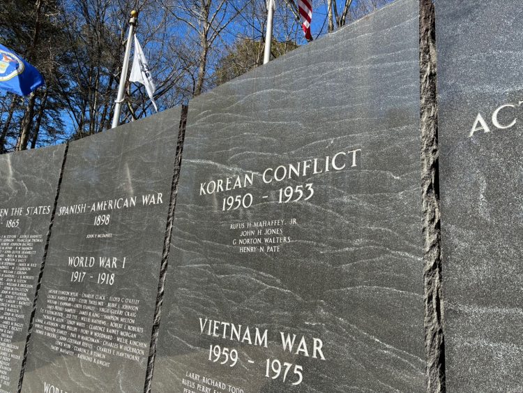 '한국 분쟁'으로 표기된 귀넷 카운티 전쟁기념비. 장채원 기자
