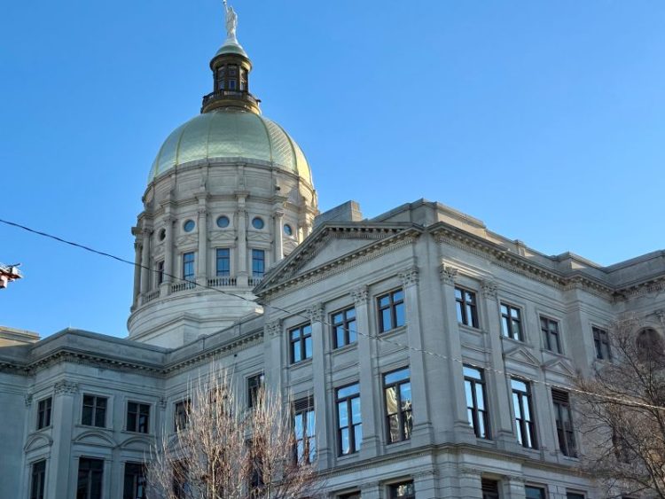 애틀랜타 다운타운에 있는 주청사. 켐프 주지사는 올해 임기 마지막 입법 회기를 맞고 있다.  윤지아 기자.