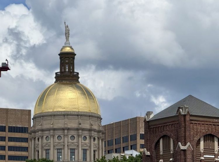 조지아 주청사를 상징하는 황금돔. 윤지아 기자.