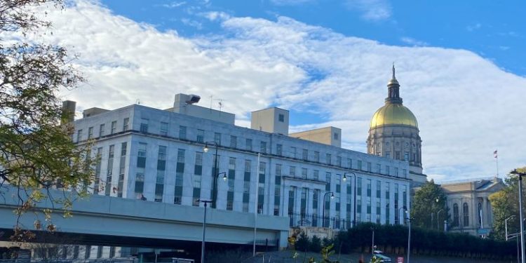 애틀랜타에 있는 조지아 주청사. 윤지아 기자.