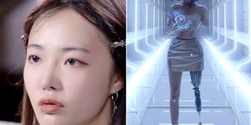 팔과 다리 잃었지만 장애인의 경제적 자립을 지원하는 사업을 하고 있는 중국 인플루언서 웡신이. 사진 도우인