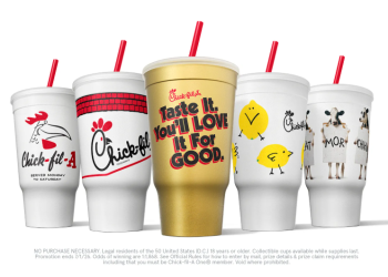 칙필레 80주년 기념으로 출시된 클래식 컵이 '랜덤박스' 방식으로 판매되며, 골든 팬 컵이 당첨된 3000명은 1년 동안 칙필레를 무료로 먹을 수 있다.