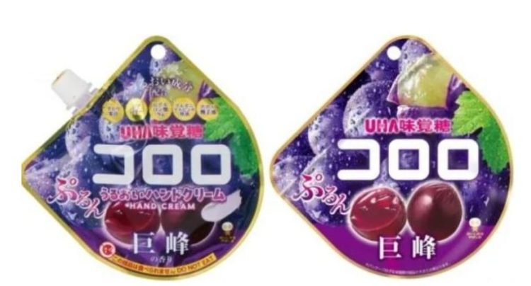 왼쪽은 핸드크림, 오른쪽은 젤리 코로로. 온라인커뮤니티 캡쳐
