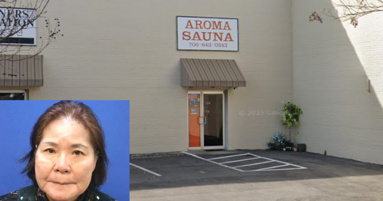 웨스트포인트에 있는 아로마 사우나. 구글맵, 웨스트포인트 경찰 제공