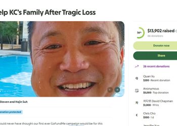 온라인 모금사이트 고펀드미에 개설된 이경창씨의 모금 페이지. 텍사스 샌안토니오 총격 사건으로 숨진 이씨의 유가족을 돕기 위한 모금이 진행되고 있다. [고펀드미 캡처]
