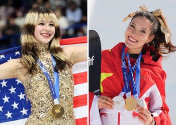 중국계 미국인 알리사 리우(왼쪽 사진)는 피겨스케이팅 여자 싱글에서, 미국계 중국인 구아이링(오른쪽 사진)은 프리스타일 스키 여자 하프파이프에서 각각 금메달을 땄다. 국가주의라는 거대 프레임 안에 갇혀 비판에 시달린 두 선수는 미·중간 갈등의 희생양이다. [AP·신화=연합뉴스]