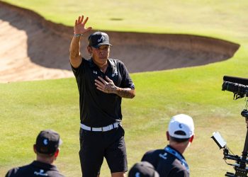 앤서니 김이 15일 LIV 골프 애들레이드에서 우승했다. AP=연합뉴스