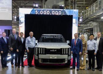 기아 조지아공장 500만대 달성 기념식
[기아 제공]