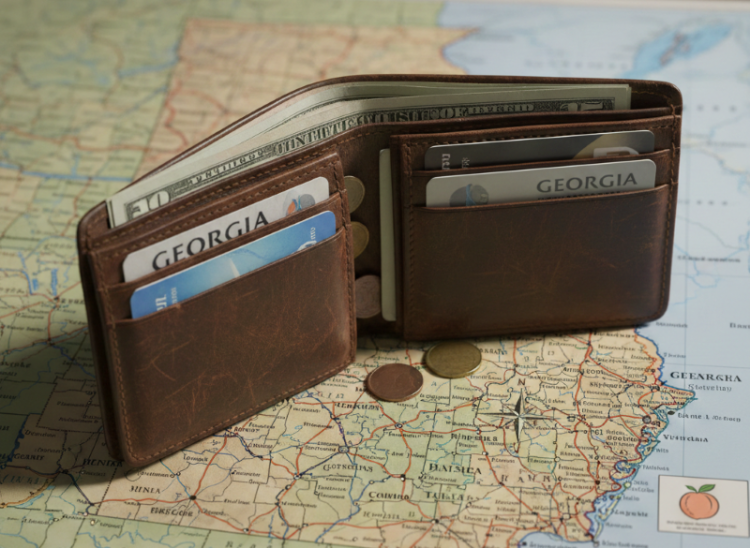 조지아주 가구의 재정 상태는 전국 중간 수준인 것으로 나타났다. [AI 생성 이미지]