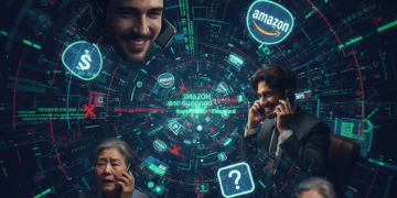 조지아 한인이 아마존 고객센터를 사칭하는 전화를 받고 신용카드 도용 피해를 입었다고 제보했다. [AI 생성 이미지]