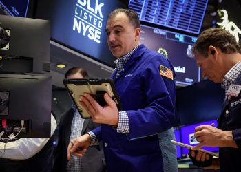 뉴욕증권거래소의 트레이더들. [로이터]