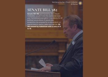 법안을 발의한 척 허프스텔러 상원의원. [조지아 상원 페이스북]